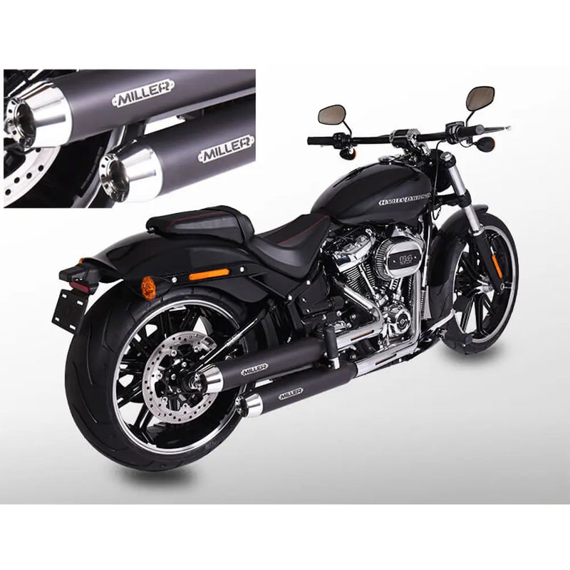 Miller Destiny Euro 5 Marmitte Slip-On per Harley