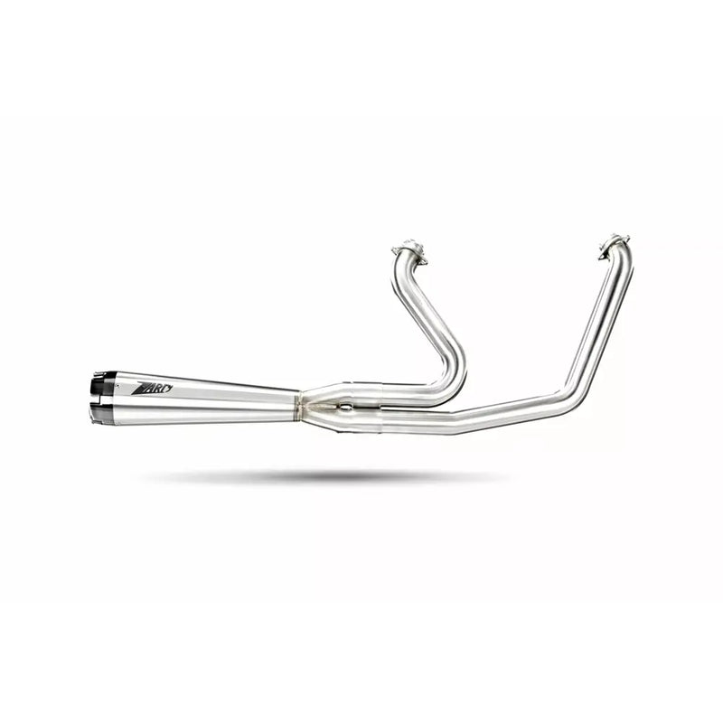 Sistema di scarico Zard 2-into-1 Euro 4/5 E5 per Harley