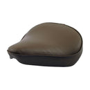 Fitzz Custom Motorcycle Solo Seat Brown / Large / 6 cm padding  - Customhoj