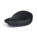 Fitzz Custom Motorcycle Solo Seat Diamond Black / Small / 6 cm padding  - Customhoj