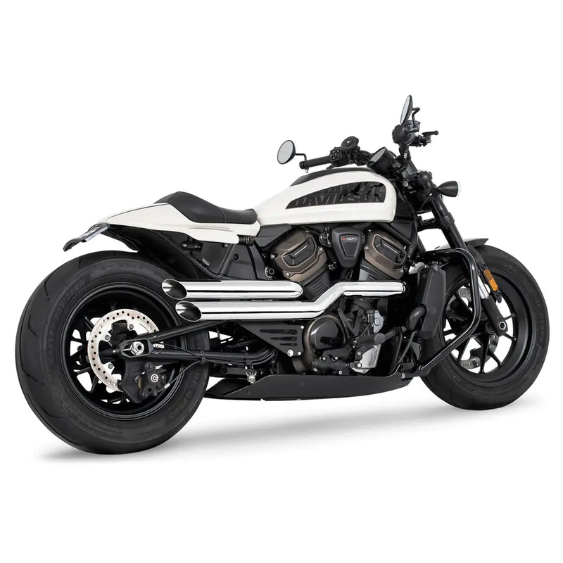 Freedom Performance Amendment Side Slash Exhaust for Harley 21-25 Sportster S RH1250S / Chrome  - Customhoj