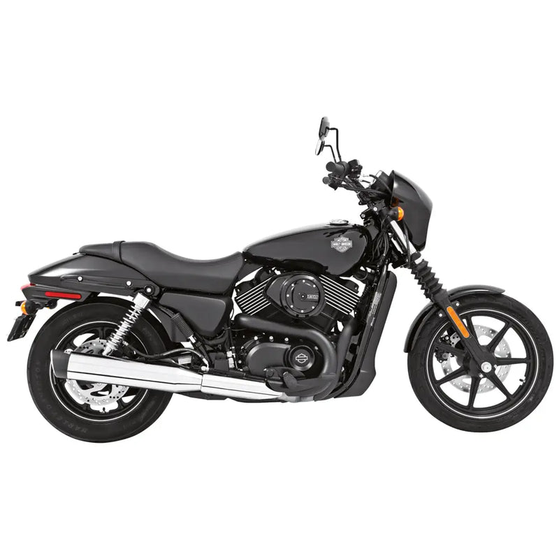 Freedom Performance Liberty Slip-On Mufflers for Harley 14-20 XG500 / XG750 Street / Chrome with black end caps  - Customhoj