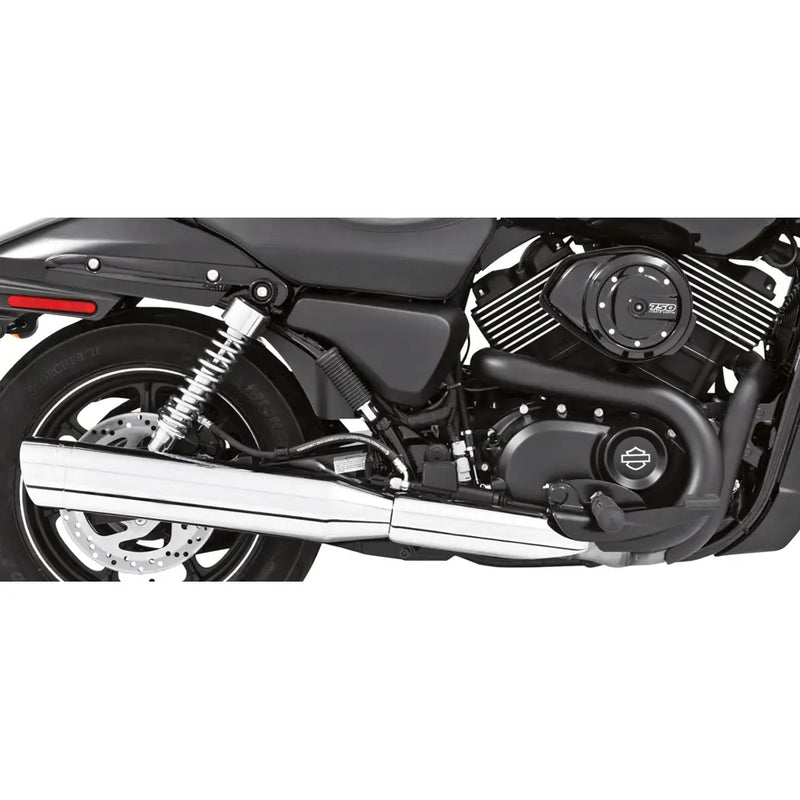 Freedom Performance Liberty Slip-On Mufflers for Harley 14-20 XG500 / XG750 Street / Chrome with chrome end caps  - Customhoj