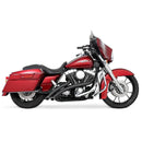 Freedom Performance Radical Radius Slash Cut Exhaust for Harley 95-16 Touring / Black / Sculpted Black  - Customhoj