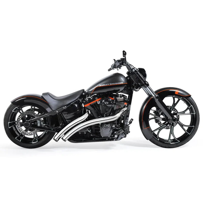 Freedom Performance Radical Radius Straight Star Exhaust for Harley 18-25 Softail (read note) / Chrome / Black  - Customhoj