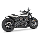 Freedom Performance Radical Radius Straight Star Exhaust for Harley 21-25 Sportster S RH1250S / Black / Sculpted Black  - Customhoj