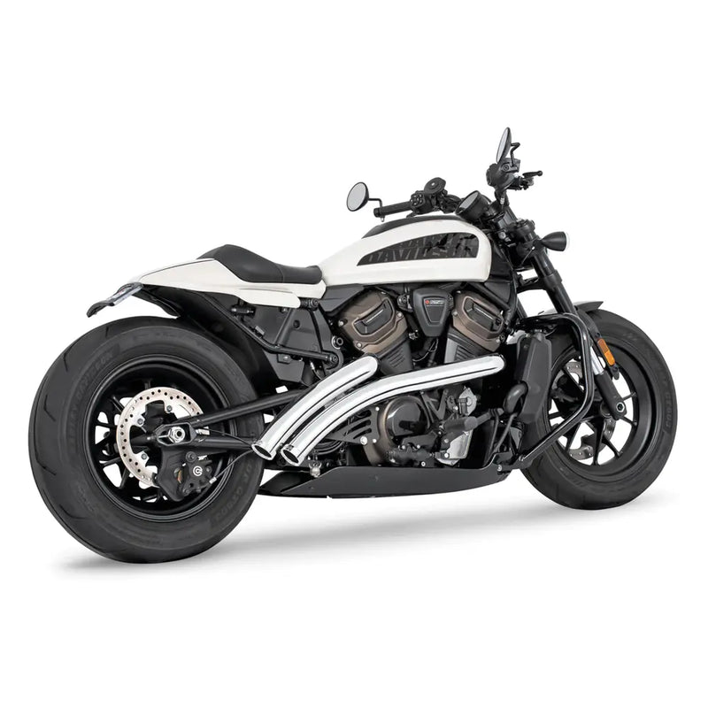 Freedom Performance Radical Radius Straight Star Exhaust for Harley 21-25 Sportster S RH1250S / Chrome / Chrome  - Customhoj