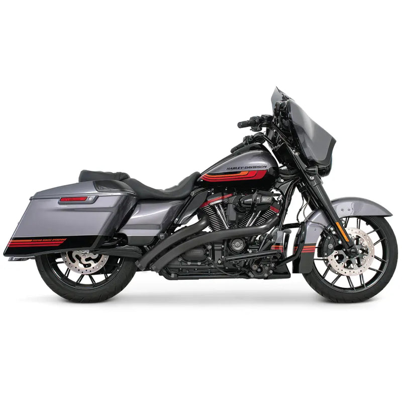 Freedom Performance Radical Radius Straight Star Exhaust for Harley 95-16 Touring / Black / Black  - Customhoj