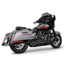Freedom Performance Sharp Curve Radius Straight Star Exhaust for Harley 17-25 Touring / Black / Sculpted Black  - Customhoj