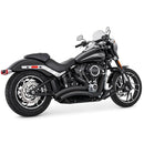 Freedom Performance Sharp Curve Radius Straight Star Exhaust for Harley 18-25 Softail (read note) / Black / Black  - Customhoj