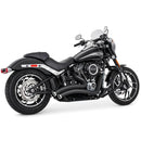 Freedom Performance Sharp Curve Radius Straight Star Exhaust for Harley 18-25 Softail (read note) / Black / Chrome  - Customhoj