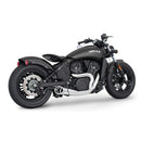 Freedom Performance Shorty Combat 2-into-1 Exhaust for Indian 15-24 Scout / Chrome / Chrome  - Customhoj