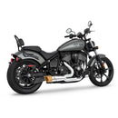 Freedom Performance Shorty Combat Fluted 2-into-1 Exhaust for Indian 22-25 Chief / Chrome / Gold  - Customhoj