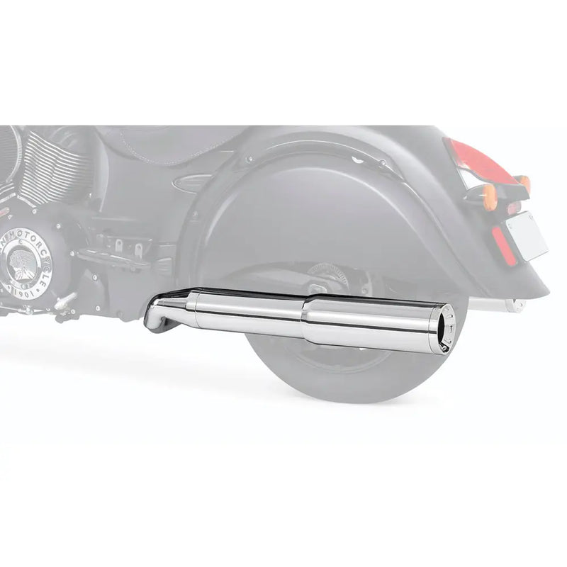 Freedom Performance Union Ghost Muffler for Indian 14-21 Chief / Chrome / Straight Cut Chrome  - Customhoj