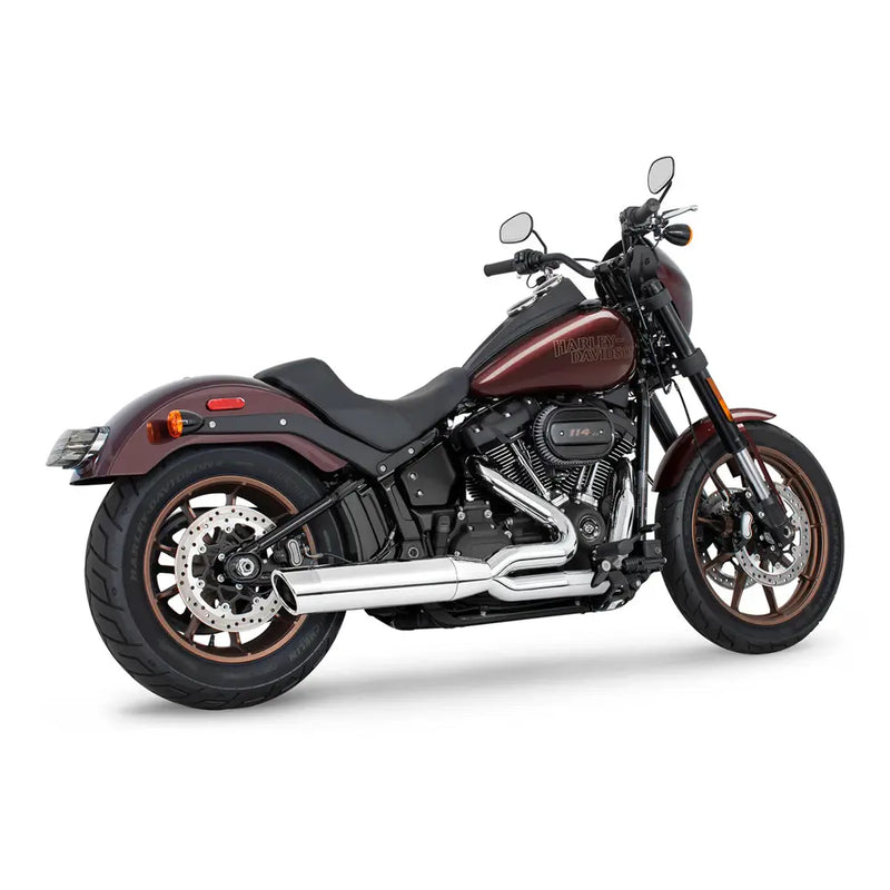 Freedom Performance Union Slash Cut 2-into-1 Exhaust for Harley 18-25 Softail (read note) / Chrome / Chrome  - Customhoj