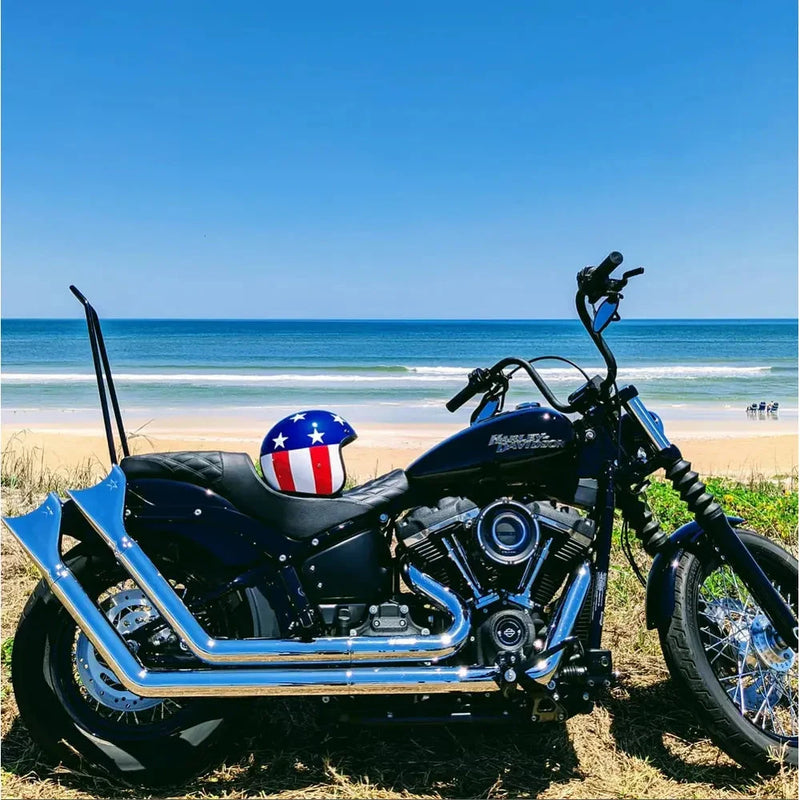 Freedom Performance Upsweep Sharktail Exhaust for Harley  - Customhoj