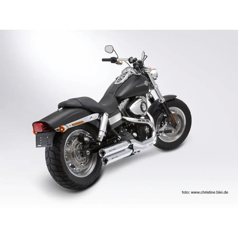 Miller Utah Euro 3/4 Marmitte Slip-On per Harley