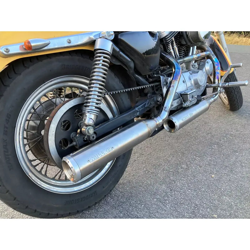 Miller Silverado Euro 2/3/4 Marmitte Slip-On per Harley
