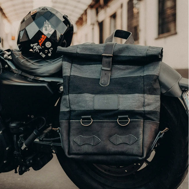Holy Freedom Back to Black Motorcycle Backpack  - Customhoj