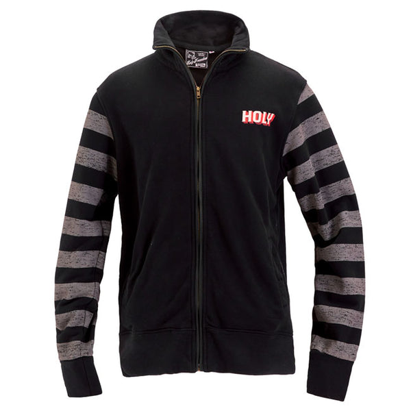 Holy Freedom Chop Zip Sweatshirt Black/Grey / M  - Customhoj