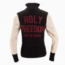 Holy Freedom Dirtrack Sweatshirt Black/White / M  - Customhoj
