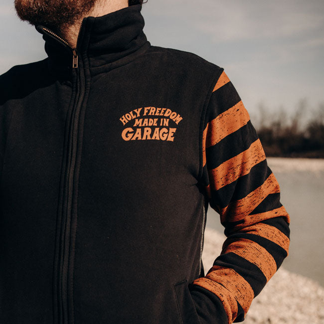 Holy Freedom Garage Zip Sweatshirt  - Customhoj