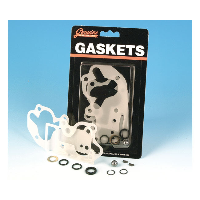James Oil Pump Gasket & Seal Kit for Harley 81-91 All Big Twin (Mylar gaskets)