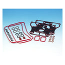 James Rocker Cover Gasket Kit for Harley 07-22 Sportster XL (excl. 08-12 XR1200) (Repl. OEM 17030-07-X) / RCM (Rubber Coated Metal)