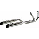 Khrome Werks Two Step Crossover Dominator Exhaust System for Harley 17-25 Touring / Chrome / Edge Billet Tip  - Customhoj