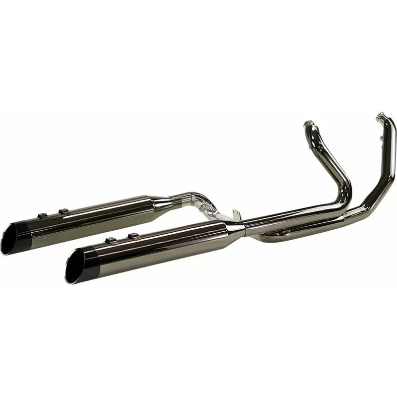 Khrome Werks Two Step Crossover Dominator Exhaust System for Harley 17-25 Touring / Eclipse / Edge Billet Tip  - Customhoj