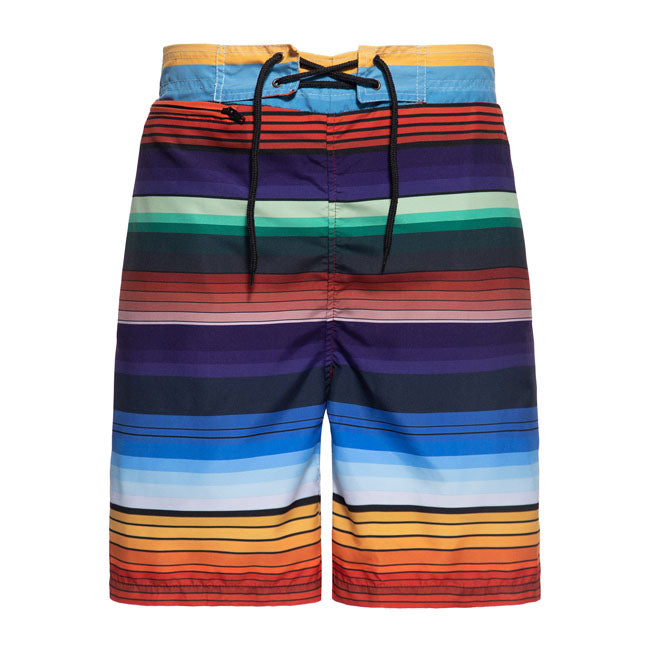 King Kerosin AOP Striped Swim Shorts S