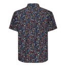 King Kerosin Printed Rebellion Short Sleeve Shirt  - Customhoj