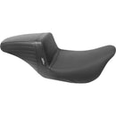 Le Pera KickFlip Daddy Long Legs Extended Seat for Harley 08-25 Touring (excl. 23-25 CVO; 24-25 Road Glide / Street Glide) / Basketweave Black  - Customhoj