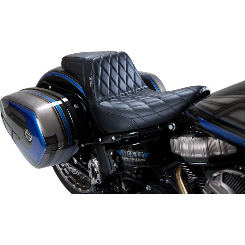 Le Pera KickFlip Seat for Harley 18-25 Softail Sport Glide & Low Rider / S / ST / Diamond Black  - Customhoj