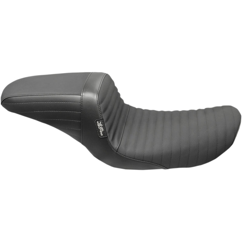 Le Pera KickFlip Seat for Harley 96-03 Dyna (excl. Wide Glide) / Pleated Gripper / Black  - Customhoj