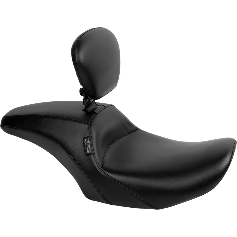 Le Pera Outcast Solo Seat for Harley 24-25 Touring Road Glide / Street Glide / Black / With backrest  - Customhoj