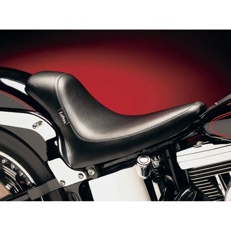 Le Pera Silhouette Bullet Solo Seat for Harley 00-05 Softail Standard / Springer / Heritage / Black  - Customhoj