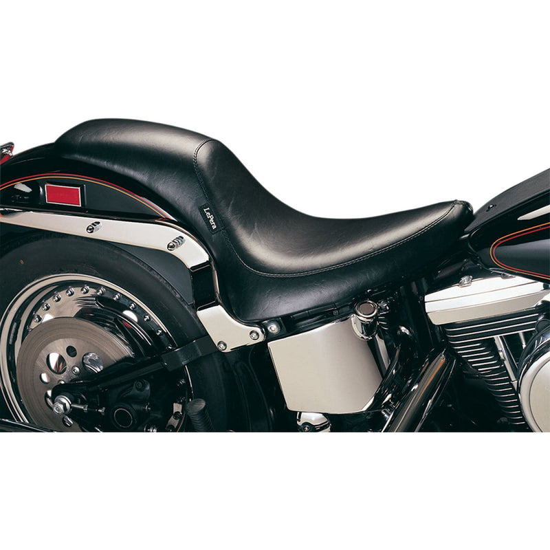 Le Pera Silhouette Full Lenght Seat for Harley 00-06 Softail Fat Boy / Black  - Customhoj