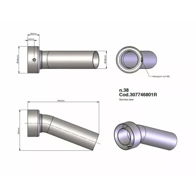 LeoVince DB Killer Noise Damper 307746801R