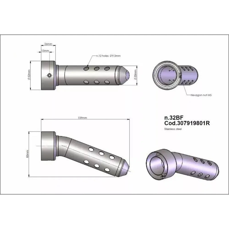 LeoVince DB Killer Noise Damper 307919801R