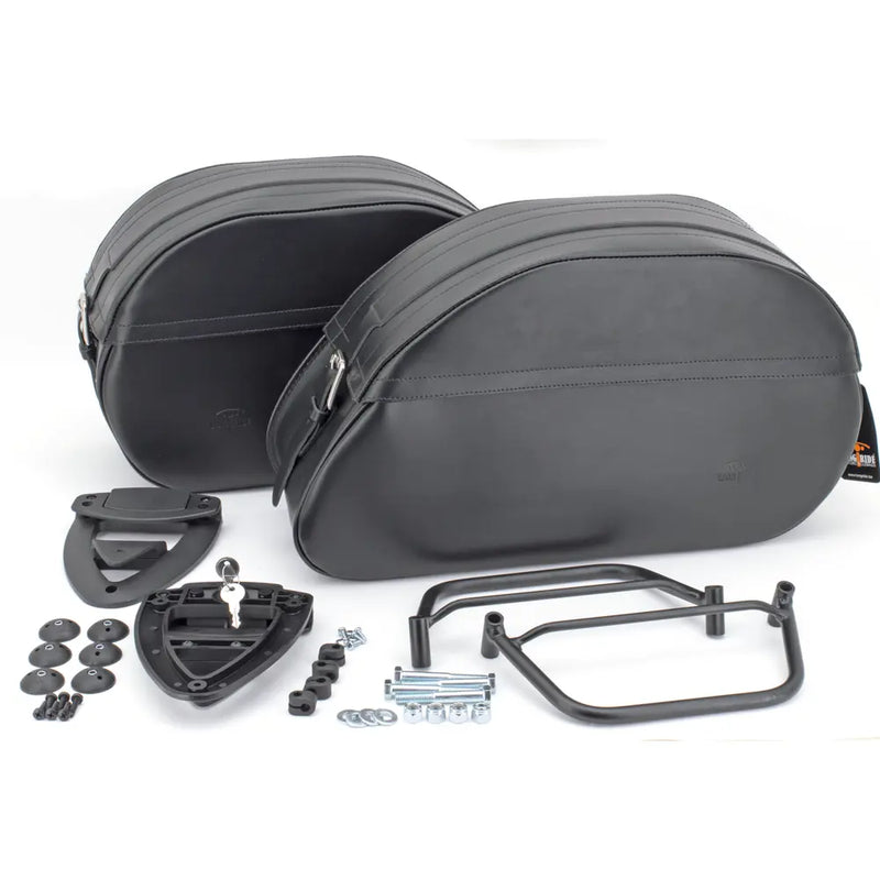 Longride K-Drive Saddlebags for Harley 18-20 Softail Deluxe FLDE (extra large) / Leather  - Customhoj