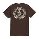 Loser Machine Congregate T-Shirt Brown / S  - Customhoj