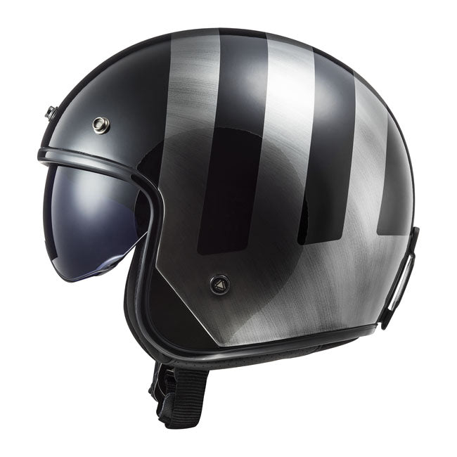 LS2 Bob II Open Motorcycle Helmet Lines / XS (53-54cm)  - Customhoj