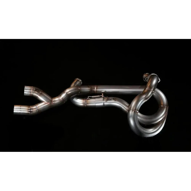 Mad Twisted 2-into-1-into-2 Exhaust System for Harley 86-22 XL Sportster  - Customhoj