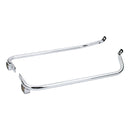 MCS Hard Saddlebag Support Bracket Set for Harley 04-08 Touring Street Glide / Road King / Road Glide (Replaces OEM: 49206-04 & 49207-04) / Chrome  - Customhoj