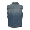 MCS Vest MCS Denim Motorcycle Vest Customhoj