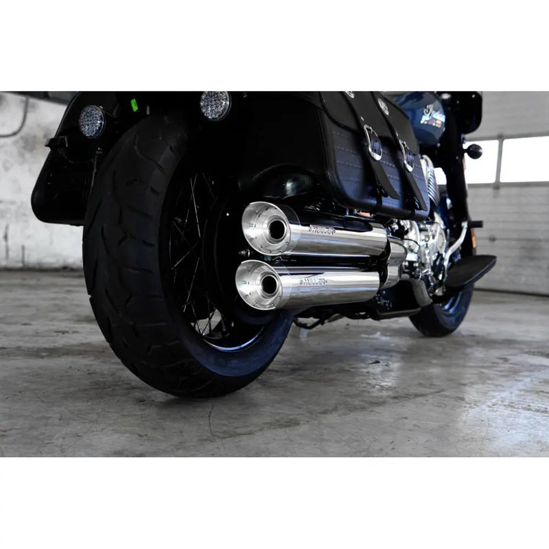 Miller Omaha Euro 5 Silenziatori Slip-On per Indian