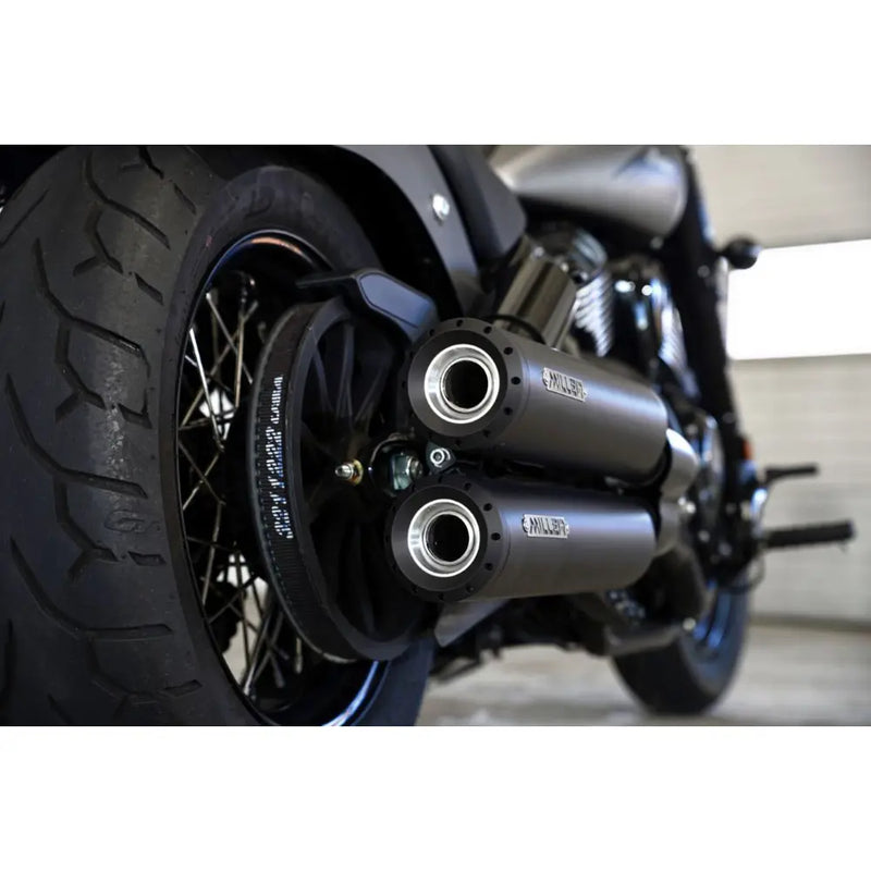 Miller Omaha Euro 5 Silenziatori Slip-On per Indian