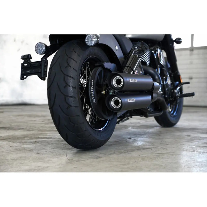 Miller Omaha Euro 5 Silenziatori Slip-On per Indian