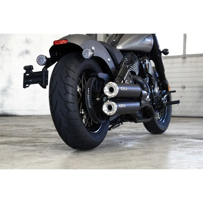 Miller Omaha Euro 5 Silenziatori Slip-On per Indian